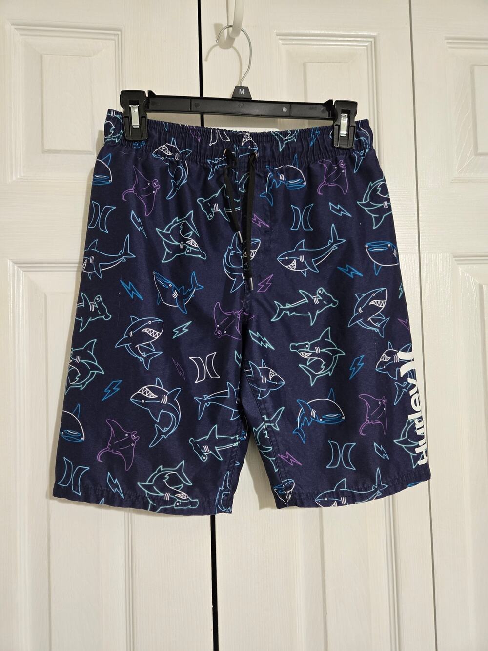 Hurley large boys blue swimming trunks